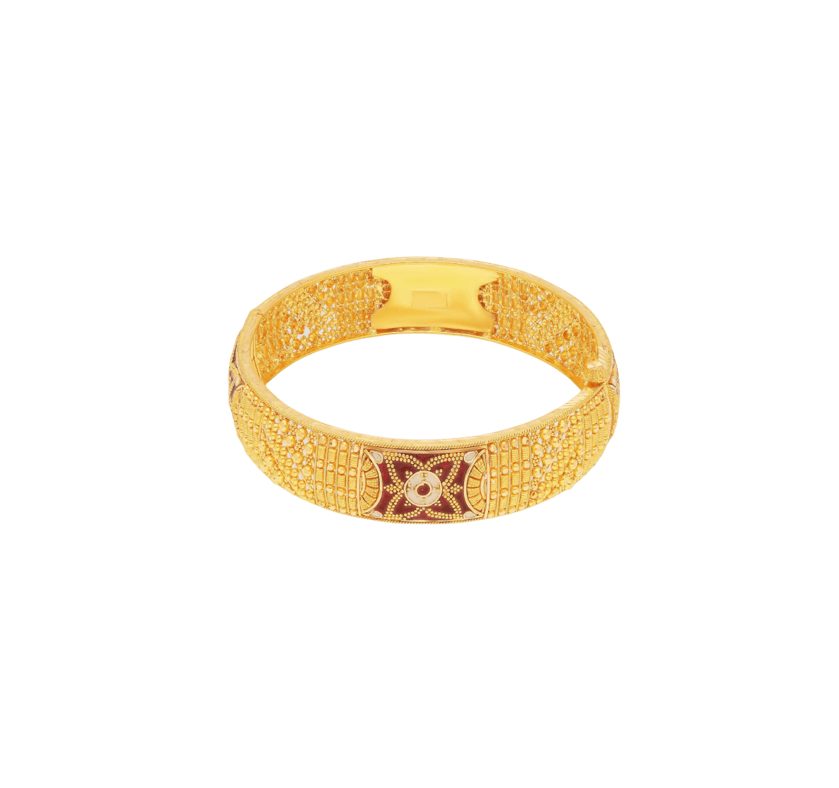 Classic Enamel Worked And Detailed Bangles